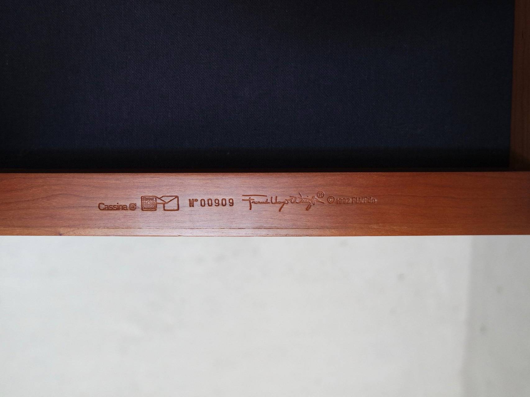 Cassina Frank Lloyd Wright 614 Coonley 2 1992