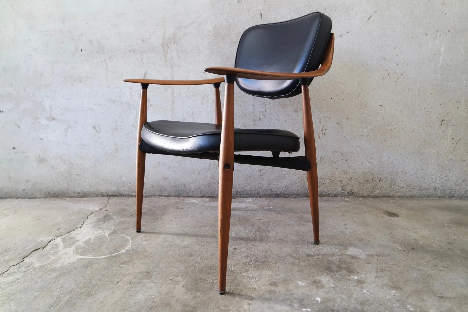 Armchair Danese Design Haga Fors 1960