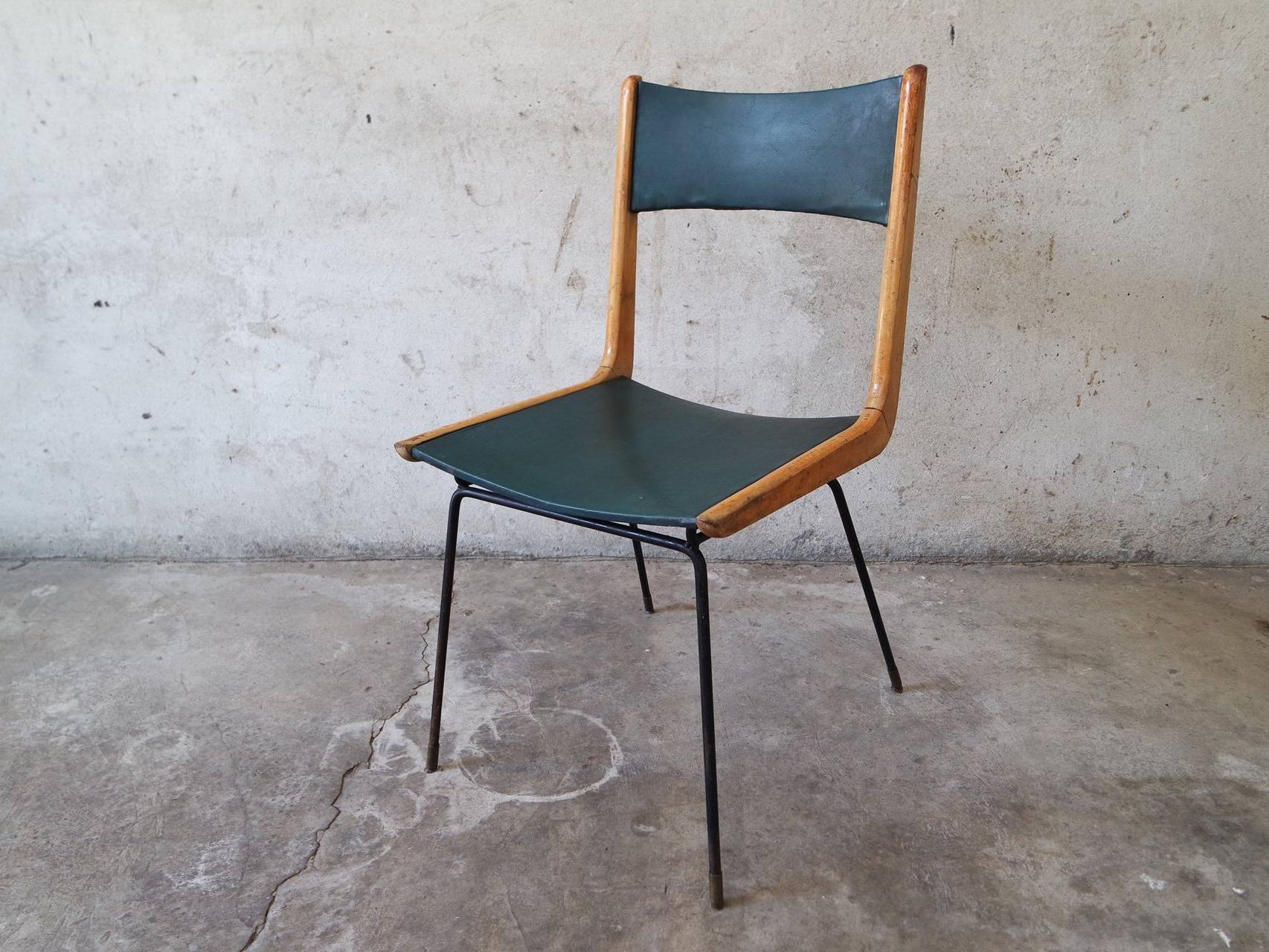 Boomerang Chair Teal 1950