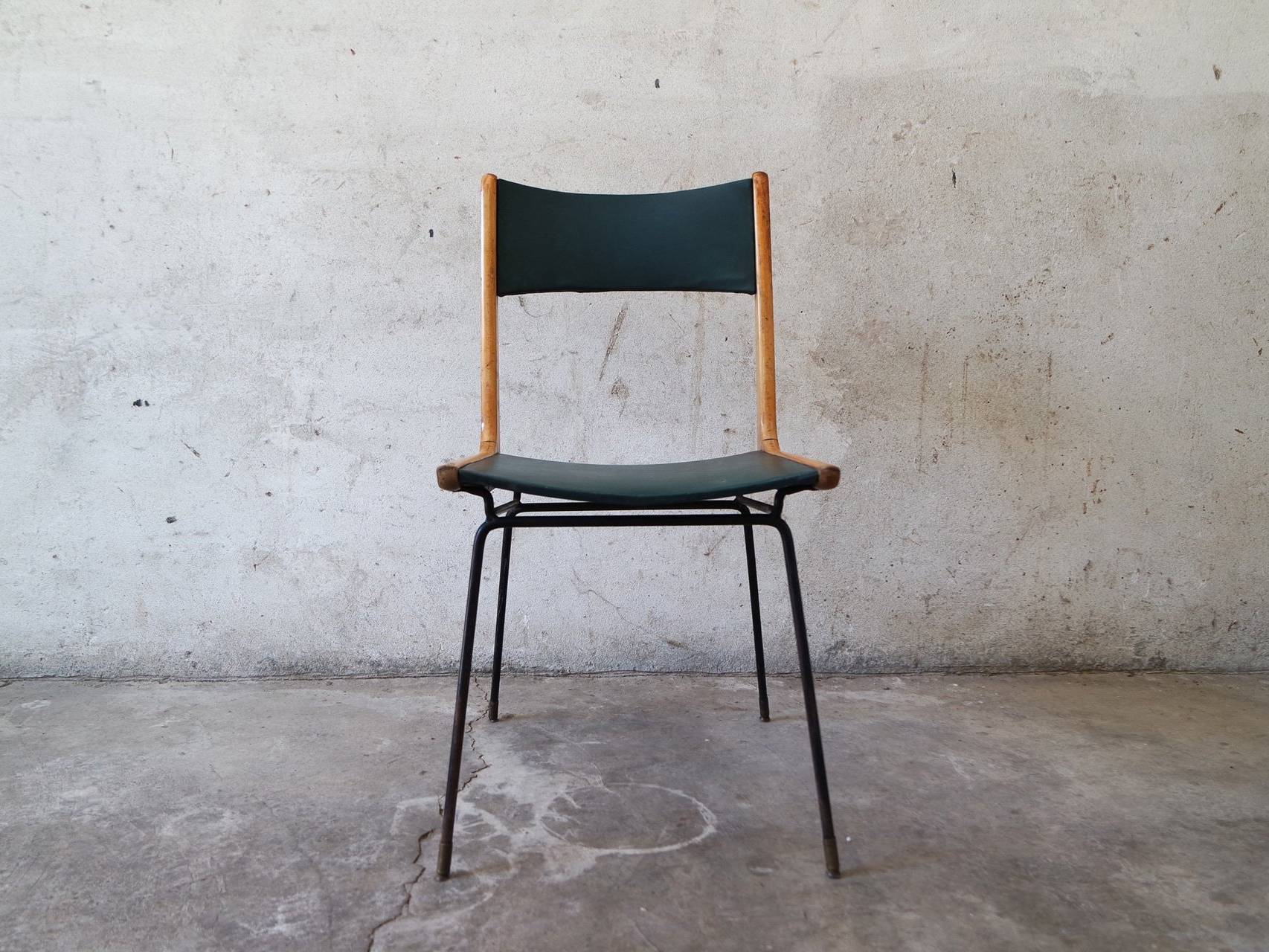 Boomerang Chair Teal 1950