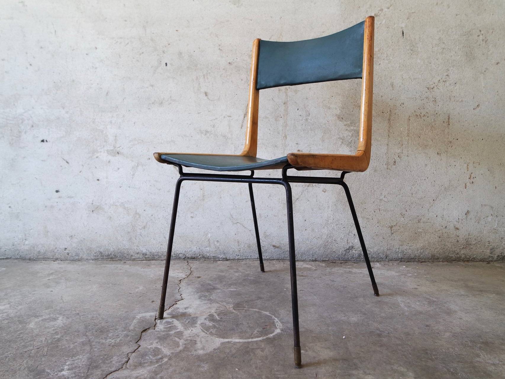 Boomerang Chair Teal 1950