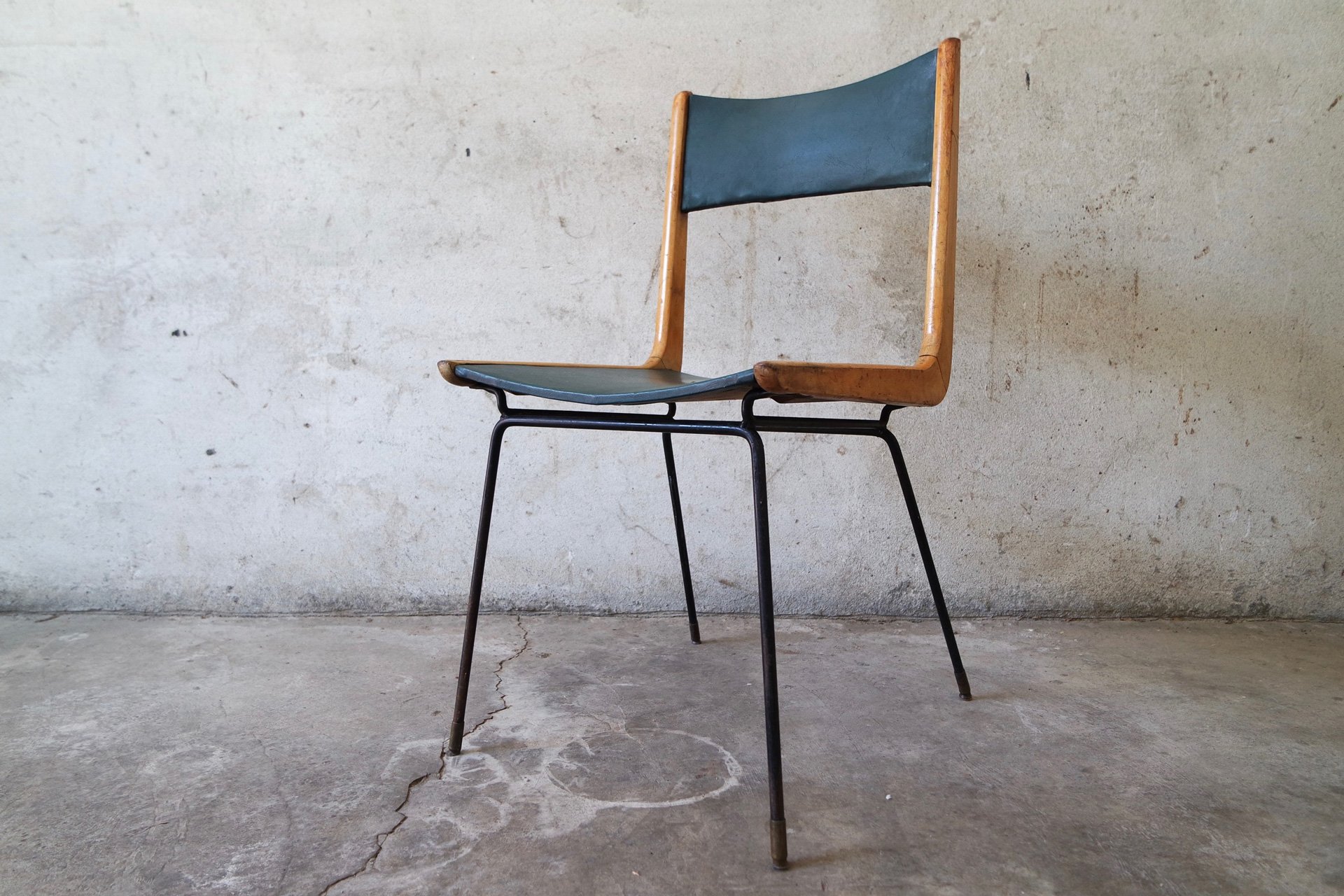 Boomerang Chair Teal 1950