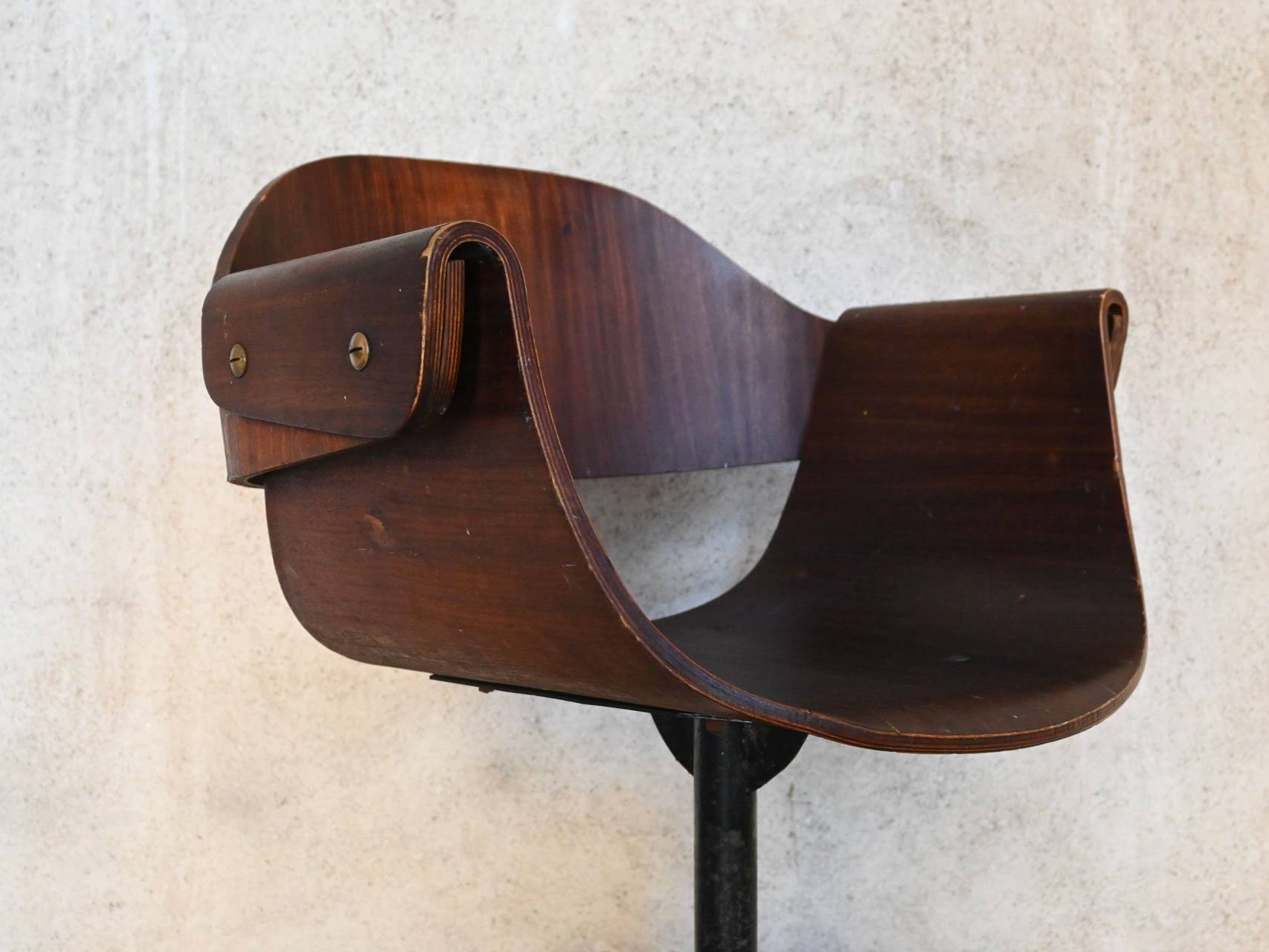 Curved Wood Industry by Carlo Ratti Genziana 1958