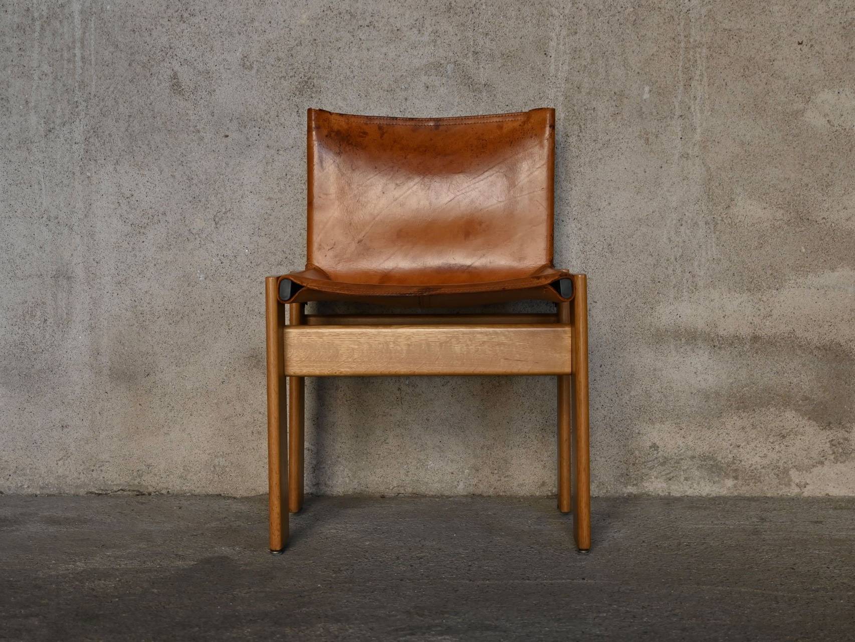Molteni Afra Tobia Leather Monk Shoe 1973