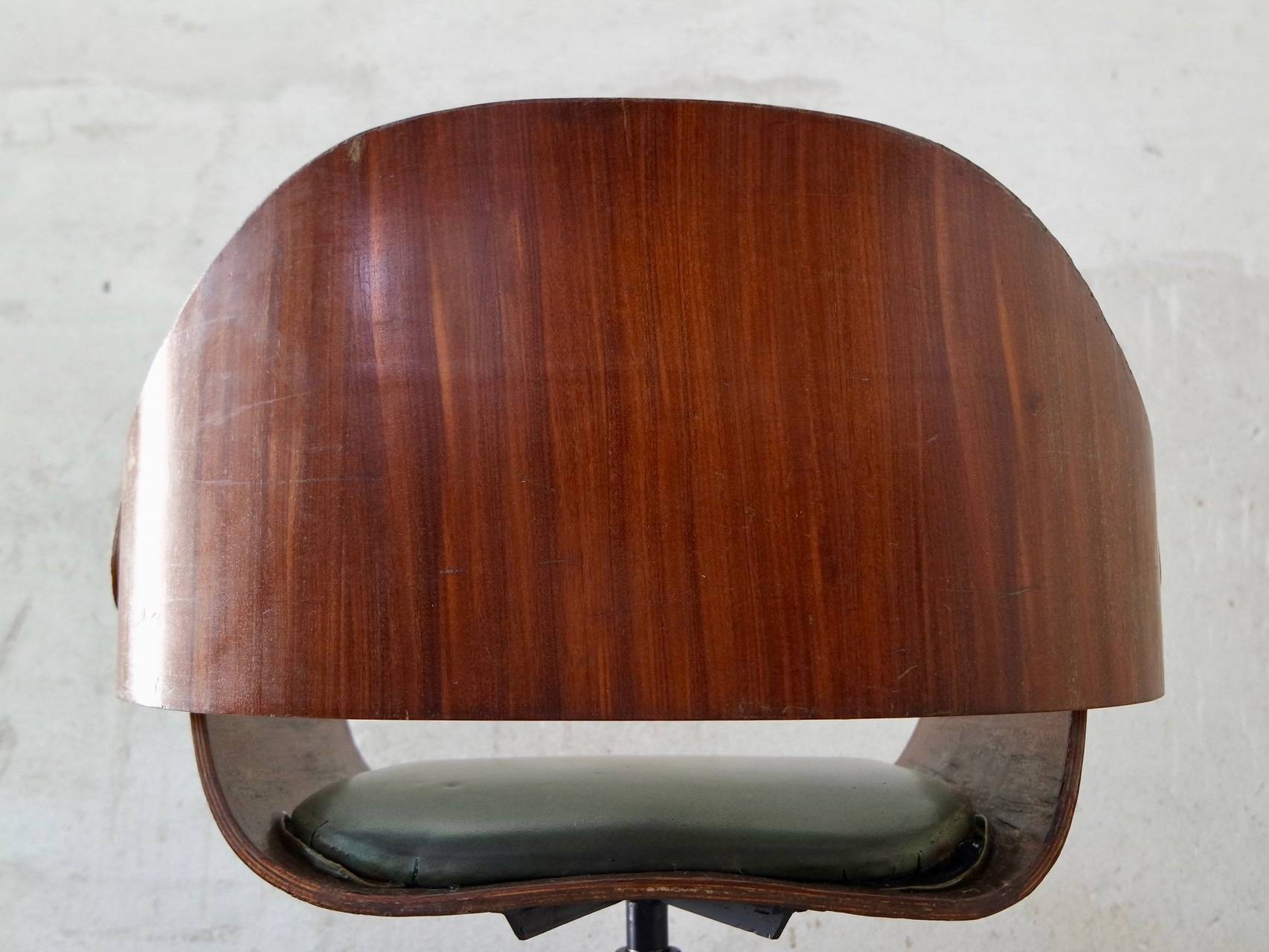 Curved Wood Industry by Carlo Ratti Genziana 1958