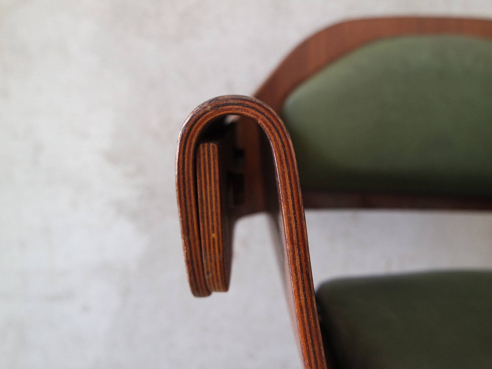 Curved Wood Industry by Carlo Ratti Genziana 1958