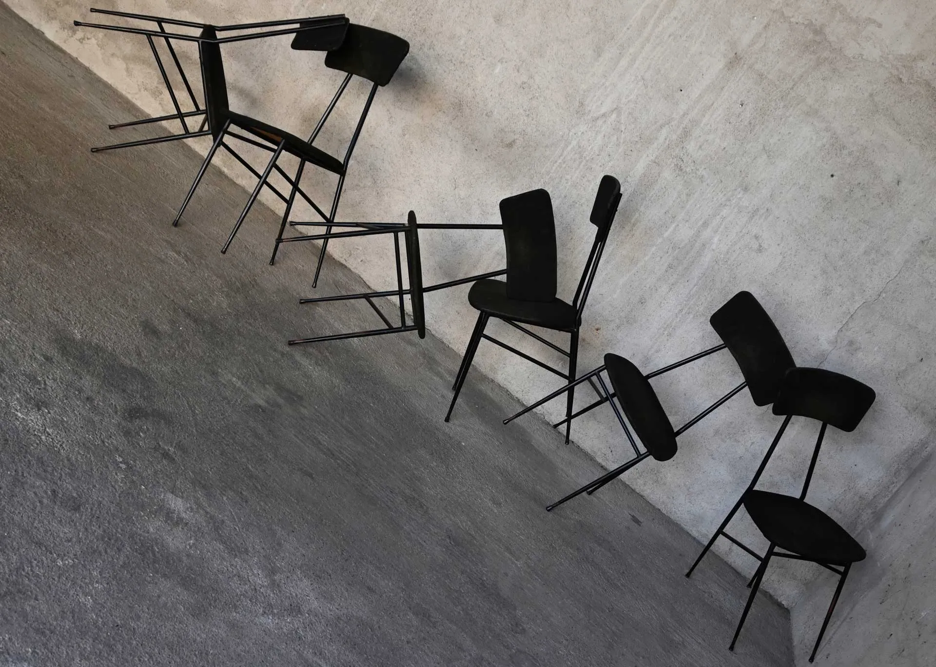 Italian Manufacture Iron Chair | 1950