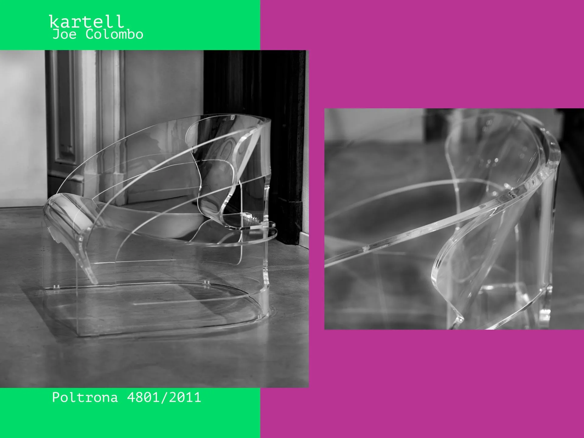 Kartell Poltrona 4801:2011 Joe Colombo | 2011