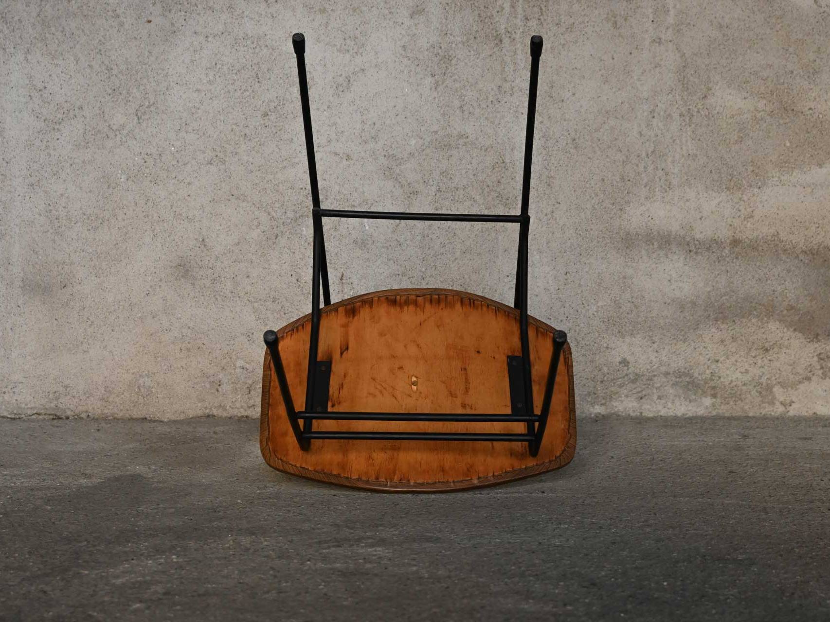 Iron High Back Chair 50s 1950