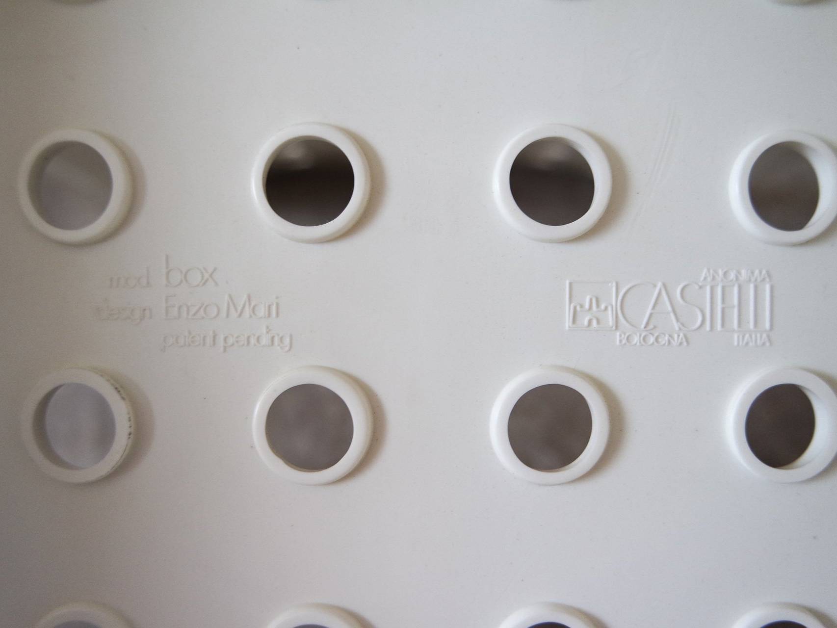 Anonima Castelli Bologna Enzo Mari Box 1976