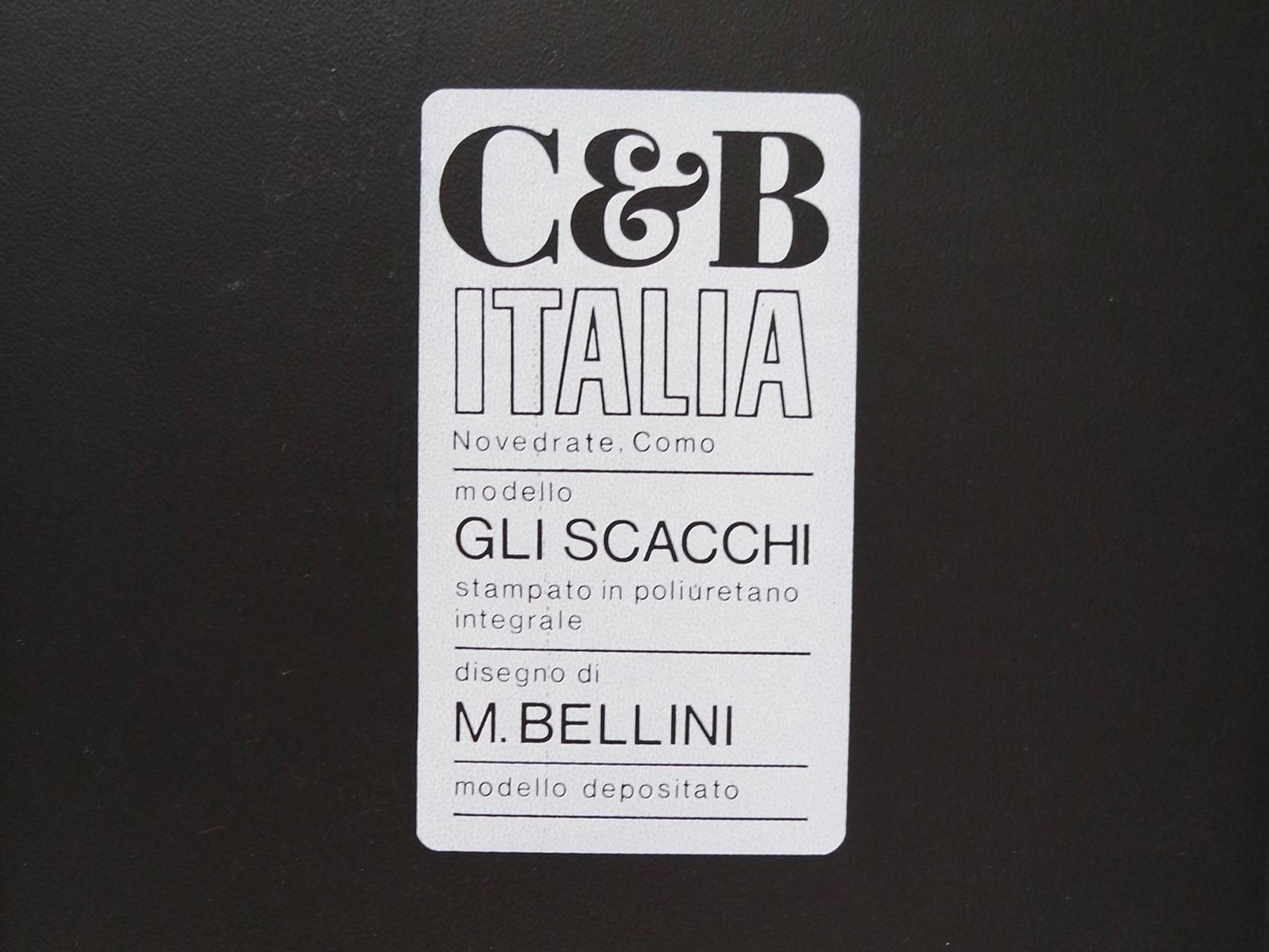 C&B Italia Mario Bellini Gli Scacchi 1971