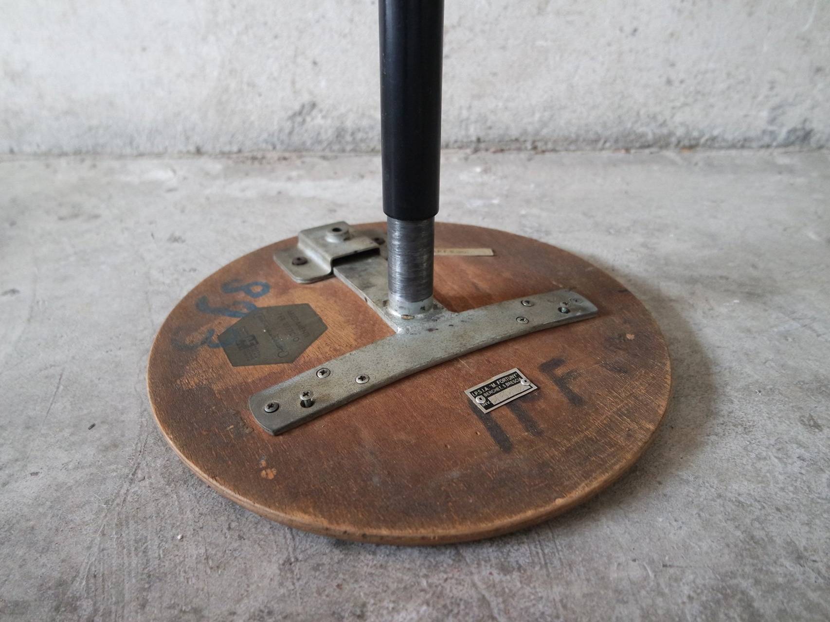 Sgabello Industriale Antonio Ferretti 1950