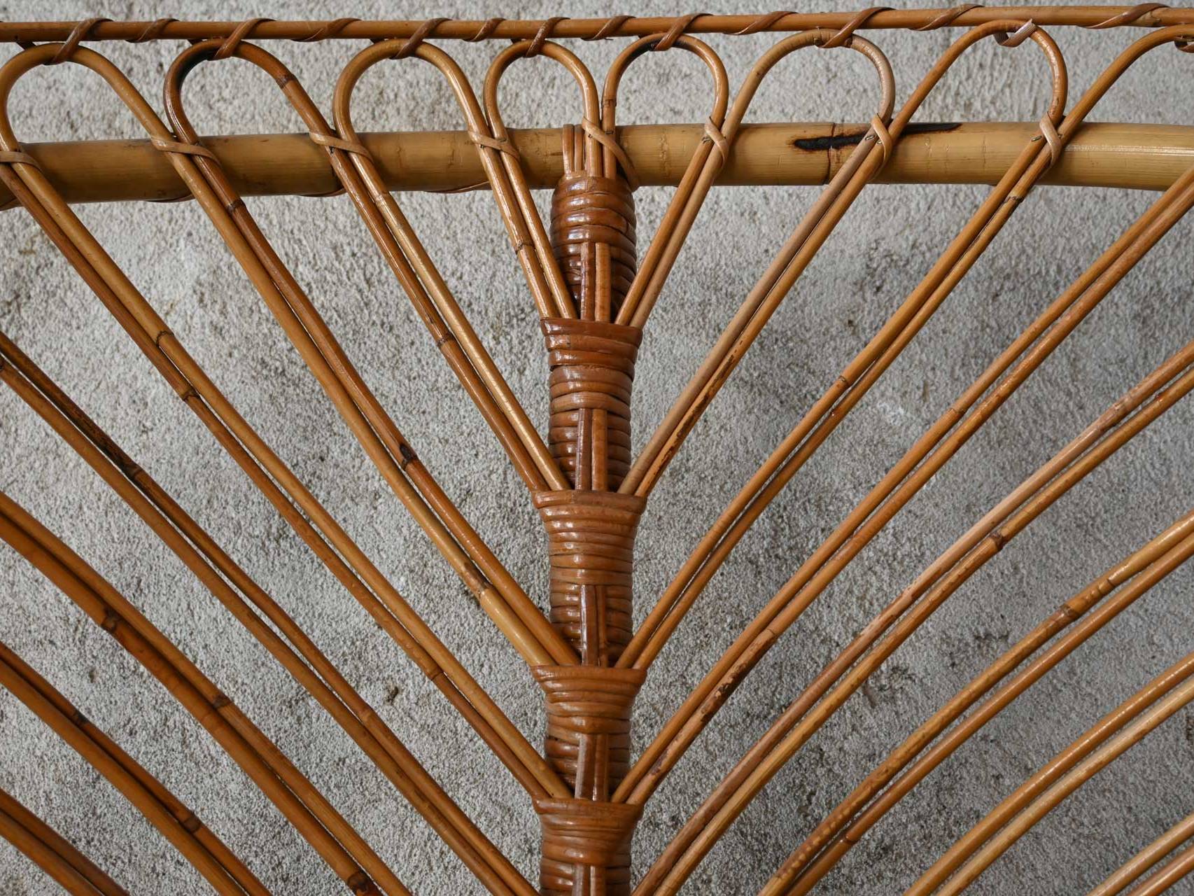Poltrona Bamboo e Vimini Anni 60 1960